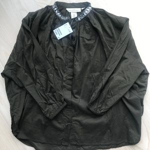 H&M (Label of Graded Goods) Green Oversize Blouse